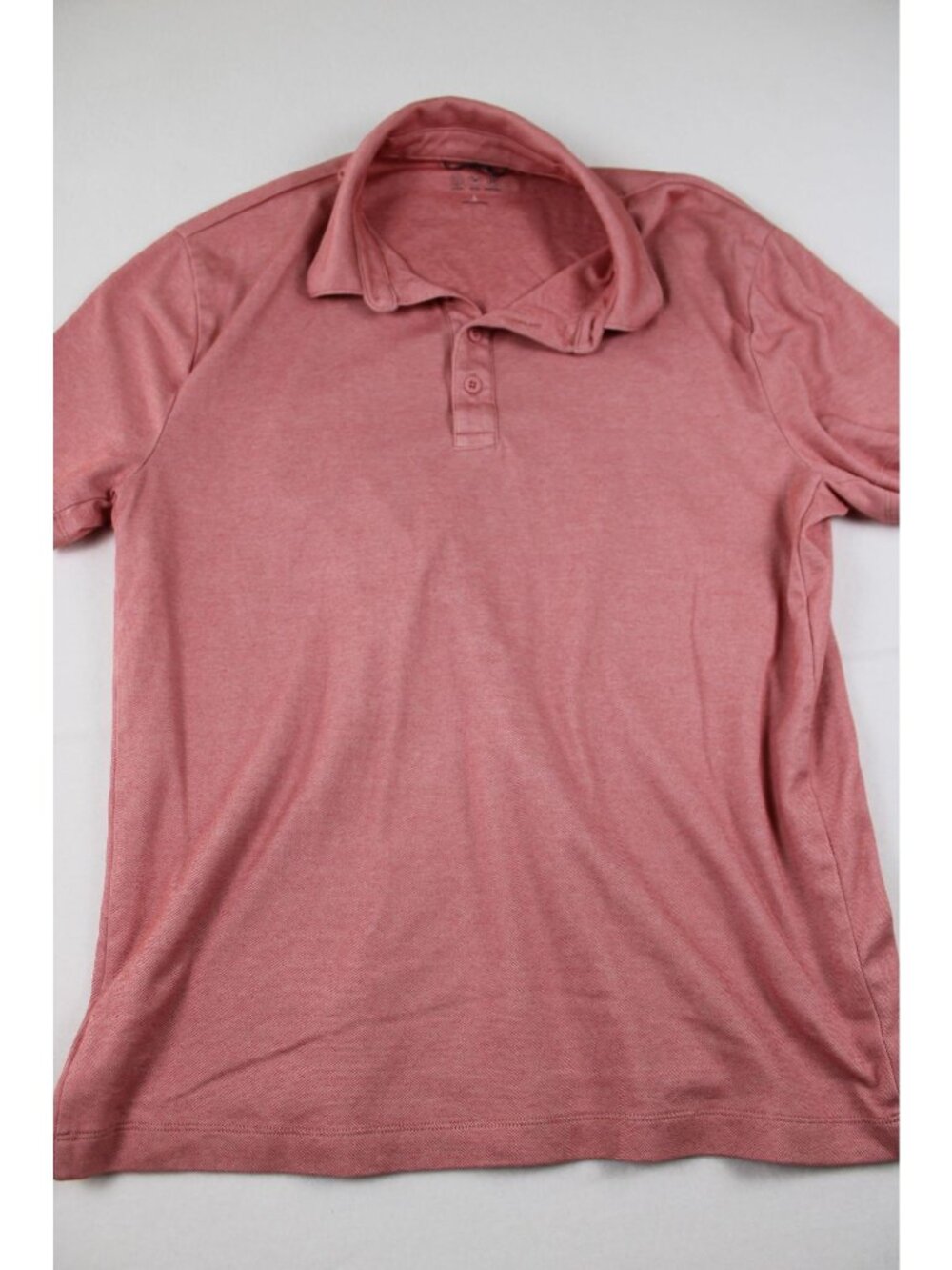 J.Crew Mens Pink Short Sleeve Polo Shirt Size L